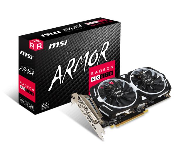 MSI Radeon RX 570 ARMOR OC 4GB GDDR5